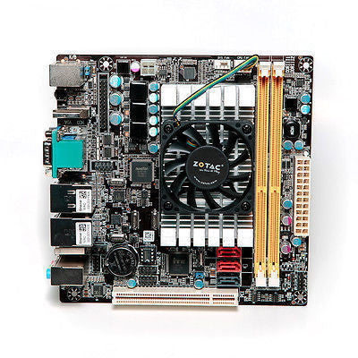 Motherboard Mini ITX Zotac NM70ITX-C-E 1007U Celeron dual core 1.5ghz / dual lan - ThinPC