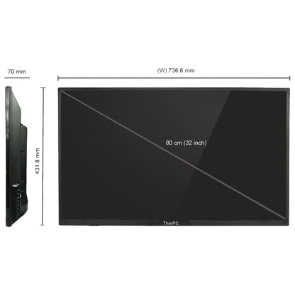 32" Signage screen with content management software - ThinPC