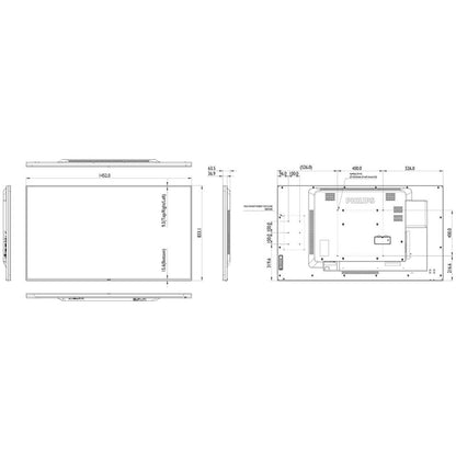 Model - 65BDL4050D  / Inbuilt Web Browsing/ Wi-Fi / HDMI / DVI / VGA / RS232 / USB/ RJ-45 - ThinPC