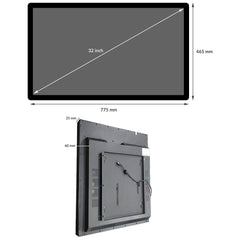 32inch Pcap Capacitive Multi Touch Monitor