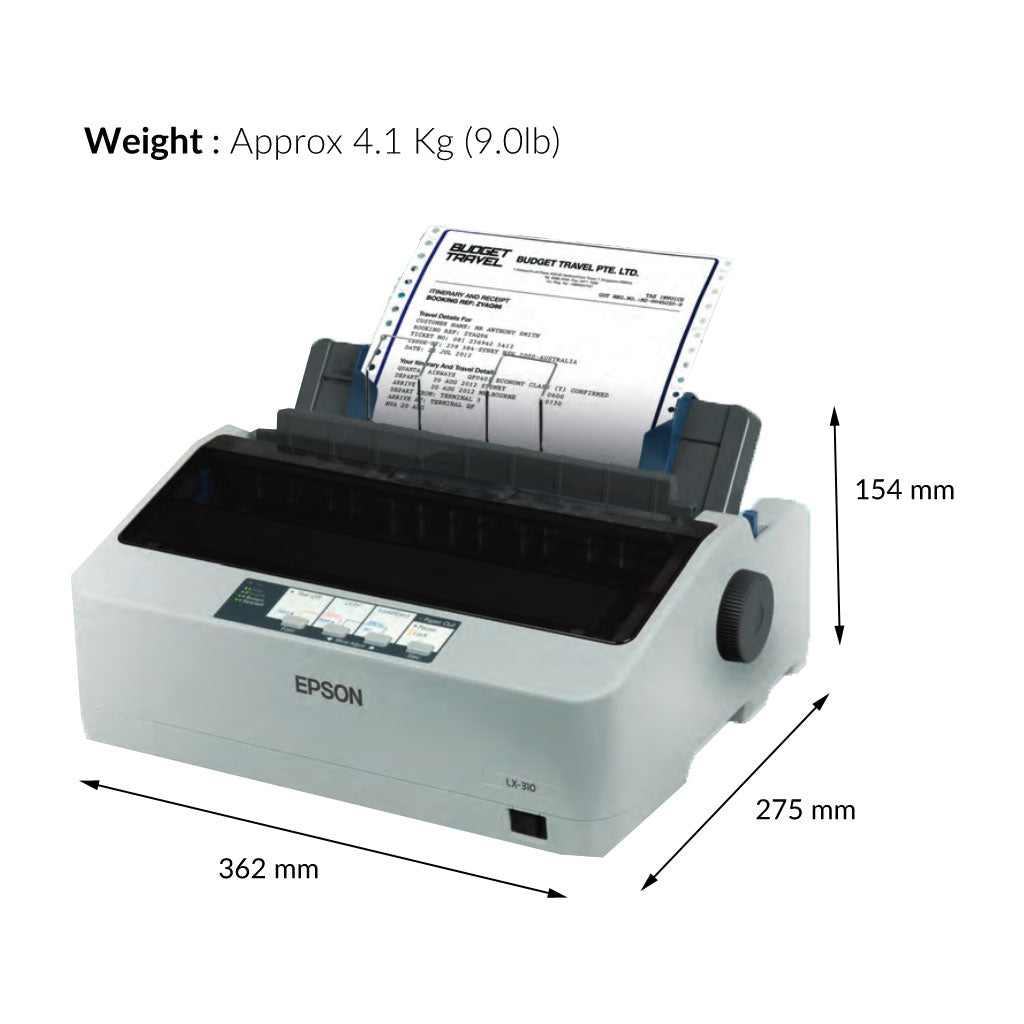 LX-310 Serial Impact Dot Matrix Printer - ThinPC