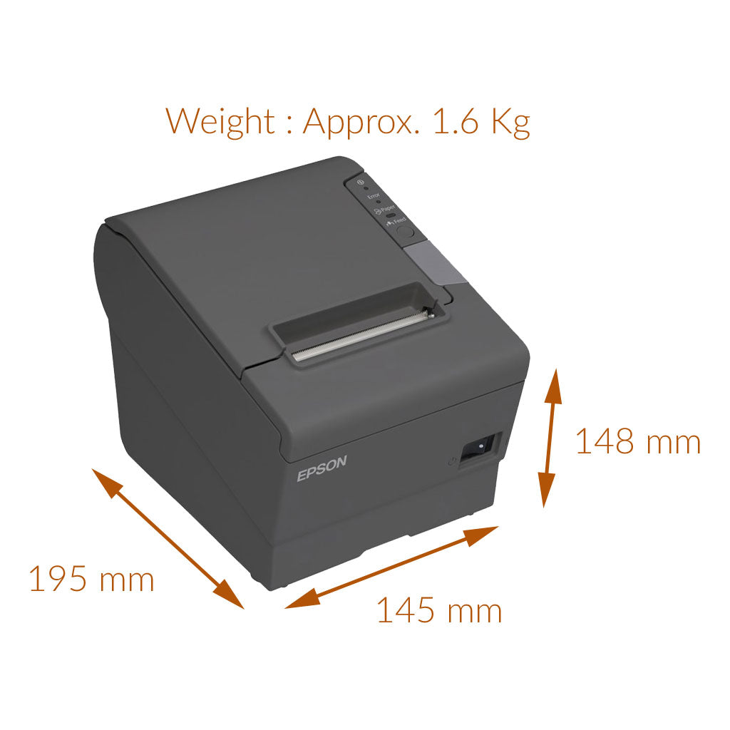TM-T88 V (Dual Port USB & Serial, USB & Paralell) Printer - ThinPC