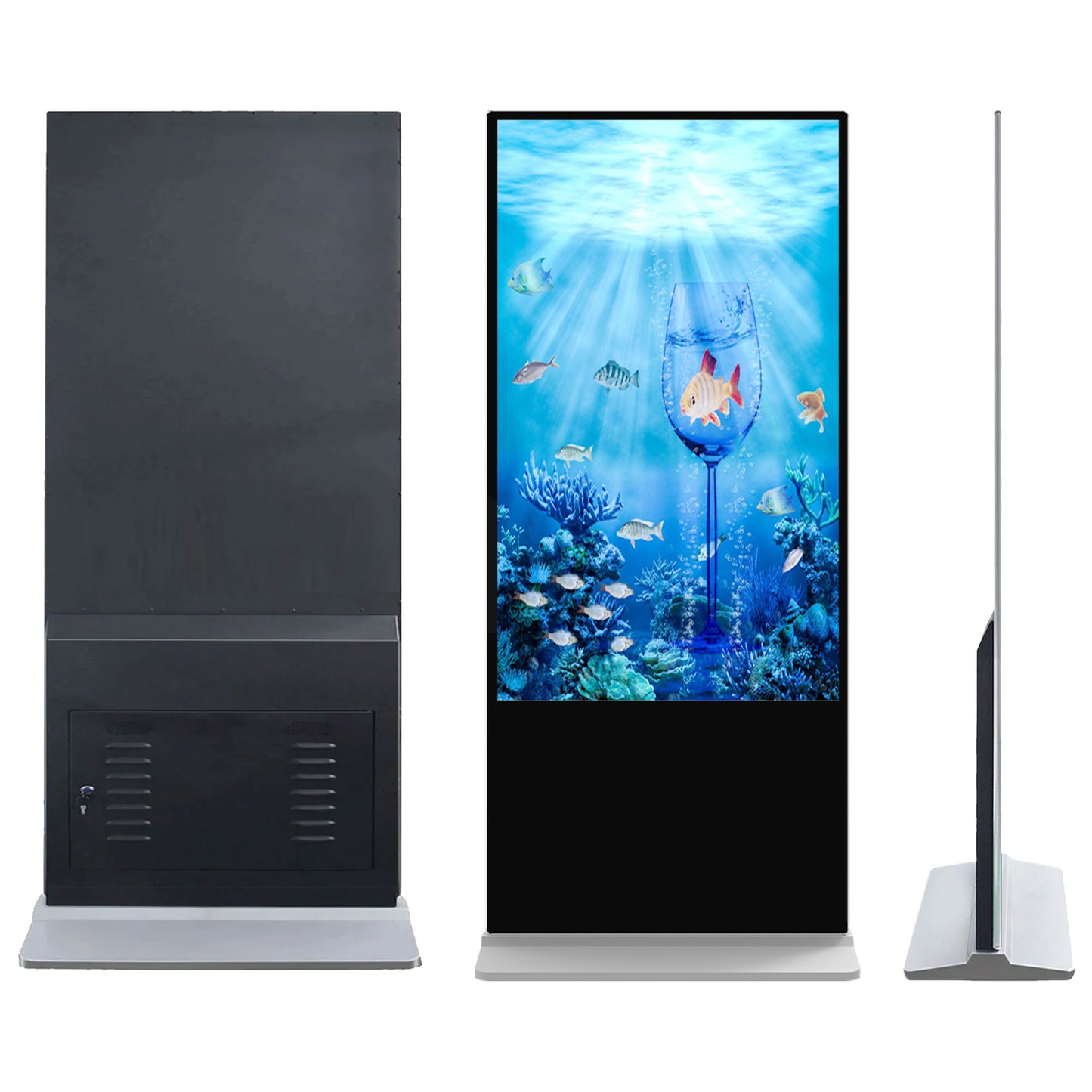65” Digital Floor Standee Ultraslim Non-Touch