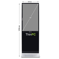 32" Ultraslim Capacitive Touch Standee Kiosk