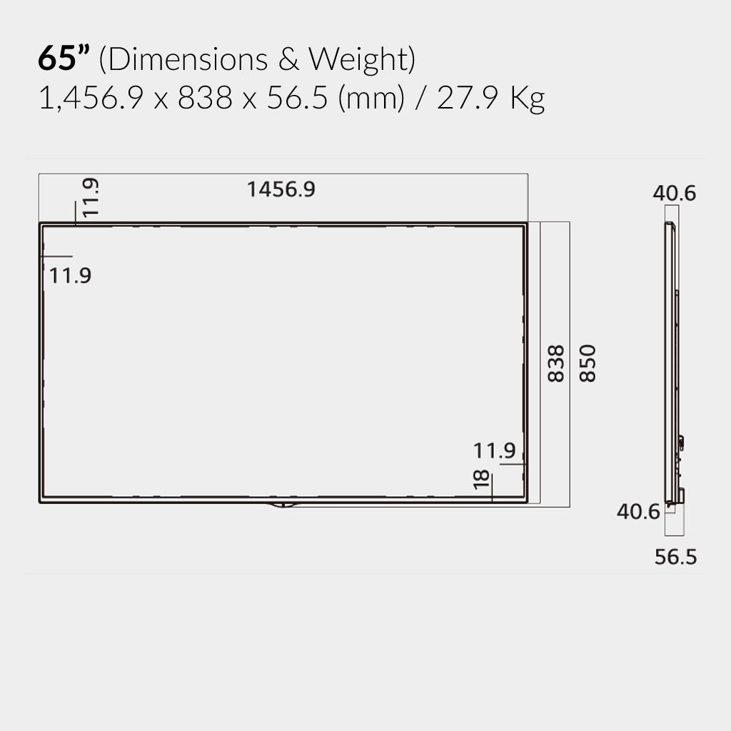 Model - 65SE3KD FULL HD | Landscape & Portrait mode | SuperSign W | SuperSign C | Comptatible - ThinPC