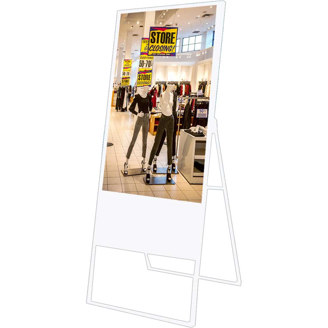 43” A Frame Digital Signage Standee – ThinPC