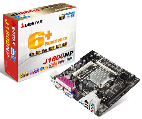 Biostar J1800NP On board Intel Dual-core Celeron J1800(2.41GHz) - ThinPC